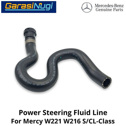 Power Steering Mercy W221 W216 Low-pressure Cooling Hose Selang Pendingin Engine M273 M278 Mercedes S300 CL
