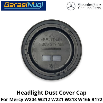 Headlight Dust Mercy W204 W221 W166 R172 Cover Cap Tutup Bohlam Lampu Depan Mercedes C200 ML SLK
