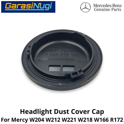 Headlight Dust Mercy W204 W221 W166 R172 Cover Cap Tutup Bohlam Lampu Depan Mercedes C200 ML SLK