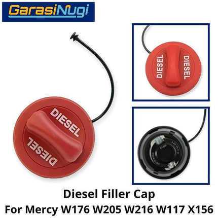 Diesel Filler Mercy W176 W205 W216 W117 X156 Tank Cap Tutup Tali Tangki BBM A200 C300
