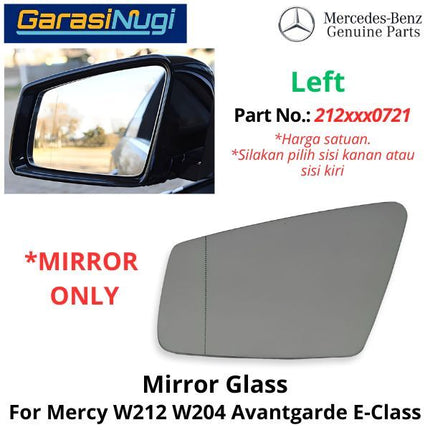 Mirror Glass Mercy W212 W204 W221 Cermin Kaca Spion Depan C200 E250 S300