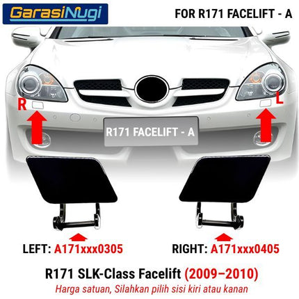 Nozzle Washer For Mercy R171 Cover Tutup Lampu Bumper SLK 200