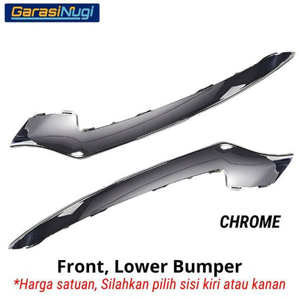 Front Lower Bumper Mercy W207 Facelift List Penutup Chrome Molding Trim E250