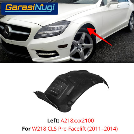 Mercedes W218 Cover Front Fender Liner Penutup Lengkungan Roda Depan CLS