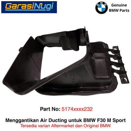 Air Duct For BMW F30 F31 Saluran Udara Auxiliary Radiator M Sport 318 335 320