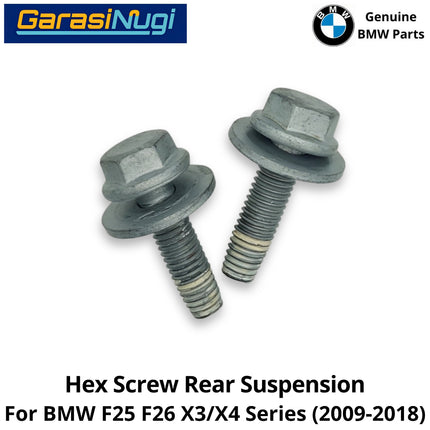 Hex Screw For BMW F25 F26 Rear Suspension Baut Suspensi Belakang 33506792574 X3 X4 2011-2014