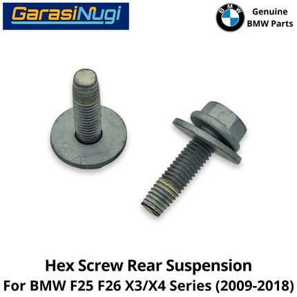 Hex Screw For BMW F25 F26 Rear Suspension Baut Suspensi Belakang 33506792574 X3 X4 2011-2014