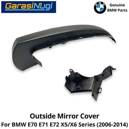 Outside Mirror BMW E70 E71 Cover Cap Penutup Kaca Spion Bingkai Luar X5 X6 2007-2014