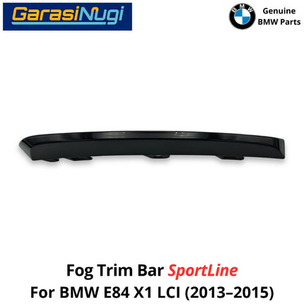 Fog Trim For BMW E84 LCI Bar Front Bumper Strip Bemper Depan Bawah X1 2013-2015