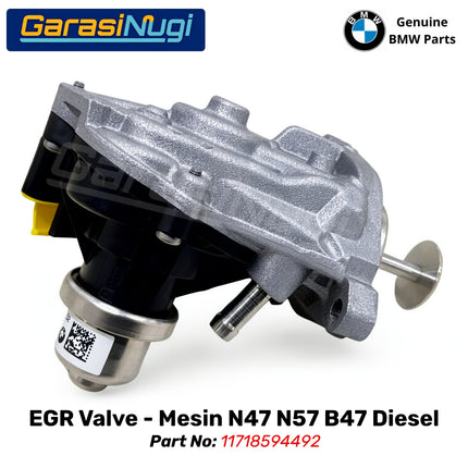 EGR Valve BMW F10 F20 F30 Katup Resirkulasi Gas Buang Diesel N47 B47 N57 11718594492