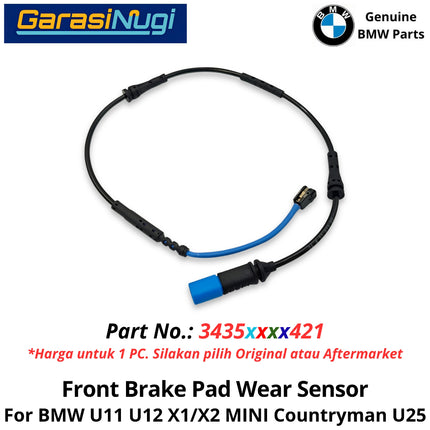 Rear Brake Pad For BMW U11 U12 U10 Wear Sensor Kabel Indikator Keausan Kampas Rem Belakang X1 X2