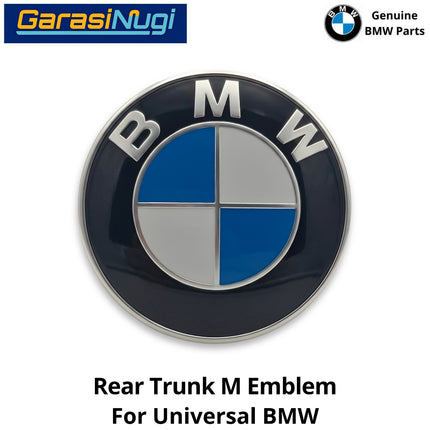 Emblem Roundel For Universal BMW Badge Hood Trunk Logo Bagasi dan Kap mesin 51148132375