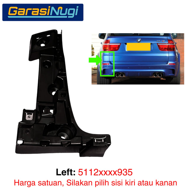 Breket Bumper Belakang BMW E70 Kiri Mounting Rear Bumper Left Corner Original Part X5