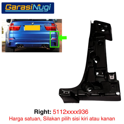 Breket Bumper Belakang BMW E70 Kiri Mounting Rear Bumper Left Corner Original Part X5