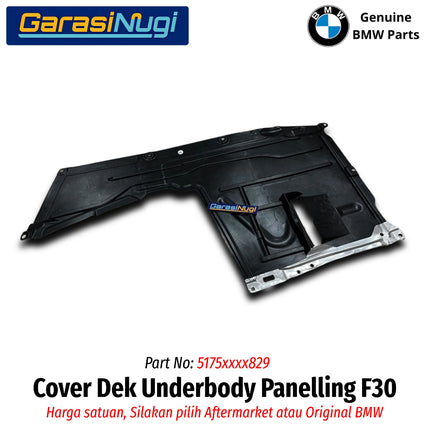 Cover Dek Bawah BMW F30 F20 F32 Underbody Panelling Transmisi Manual Original Part 320 328 2012–2018
