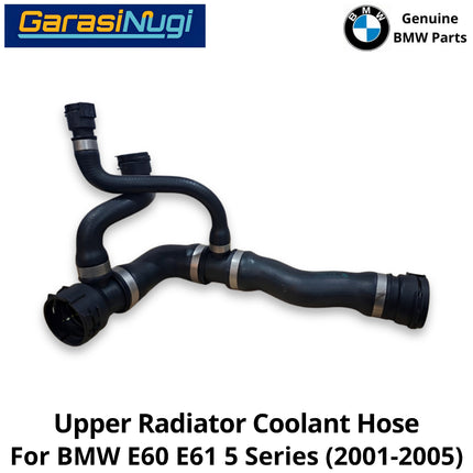 Upper Radiator For BMW E60 E61 Coolant Hose Selang Pendingin Radiator Atas 525 530 2001-2005