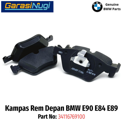 Kampas Rem Depan BMW E90 E84 E89 Front Brake Pads 34116769100 Original 320 X1 Z4