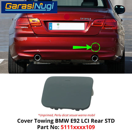 Cover Lubang Towing For BMW E92 Coupe Bumper Tow Derek 335 M3