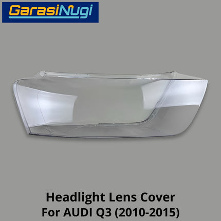 Mika Headlight AUDI Q3 Lens Kaca Cover Lampu Depan 2010-2015
