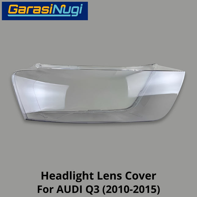 Mika Headlight AUDI Q3 Lens Kaca Cover Lampu Depan 2010-2015