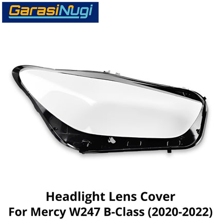 Mika Headlight Mercy W247 Lens Kaca Cover Lampu Depan Mercedes-Benz B200 2020-2022