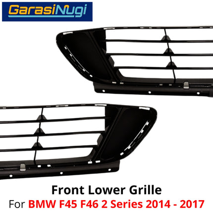 Lower Grille BMW F45 F46 Pre-LCI Bemper Depan Bagian Bawah Front Trim 218