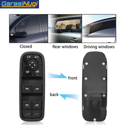 Master Power Window For Panamera Cayenne 971 9YA 9Y0 Switch Tombol Kunci Pintu