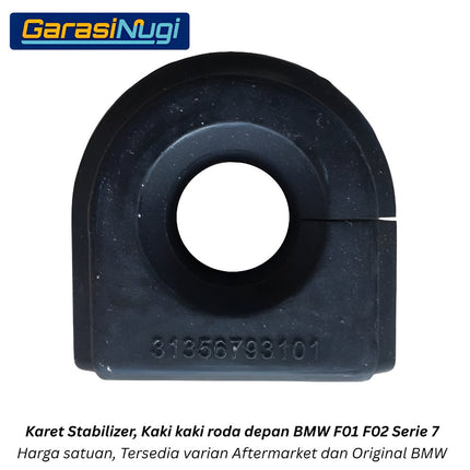 Karet Stabilizer BMW F01 F02 25mm Rubber Bushing Front Axle Kaki Kaki Roda Depan 31356793101 730 740