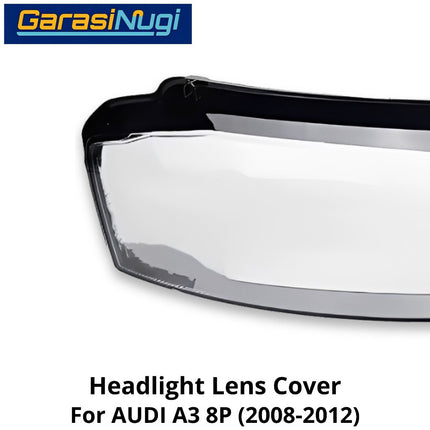 Mika Headlight AUDI A3 8P Facelift Lens Kaca Cover Lampu Depan (2008-2012)