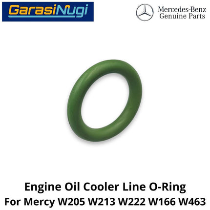 Engine Oil Cooler Mercy W205 W213 W222 W166 Seal Gasket Ring Pendingin Oli Mesin M111 M278 Mercedes C200 E200 GLC