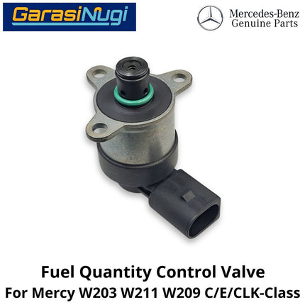 Fuel Pressure Mercy W203 W211 W209 Regulator Valve Control Katup Kontrol Kuantitas Tekanan Bahan Bakar Mercedes C200 E200 CLK