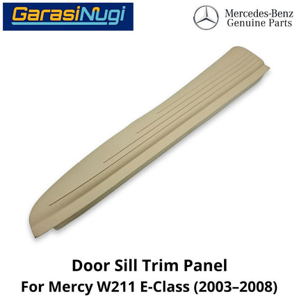 Interior Door Sill Mercy W211 Trim Panel Penutup Pijakan Pintu Belakang Mercedes E200 (2003-2008)