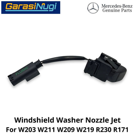 Windshield Washer Mercy W203 W211 W209 R171 Nozzle Jet Nosel Penyemprot Air Kaca Depan Mercedes C200 E200 CLK SLK