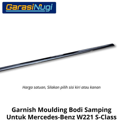 Chrome Stripe Mercedes W221 Garnish Moulding Bodi Samping Mercy S300 S350