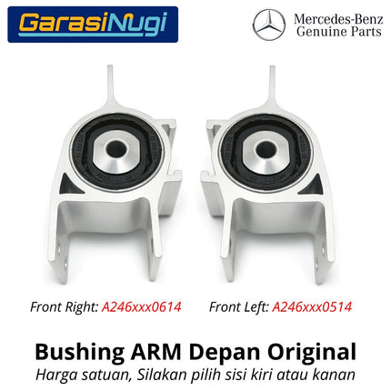 Mercedes W246 W117 W156 Bushing Arm Lower Depan Metal Bearing Element Original B180 B200 GLA CLA