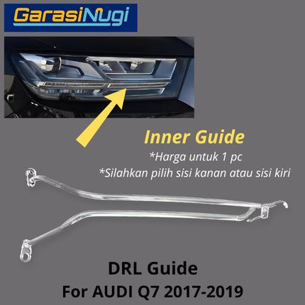 DRL Guide AUDI Q7 Tube Angel Eyes LED Lampu Senja 2017-2019