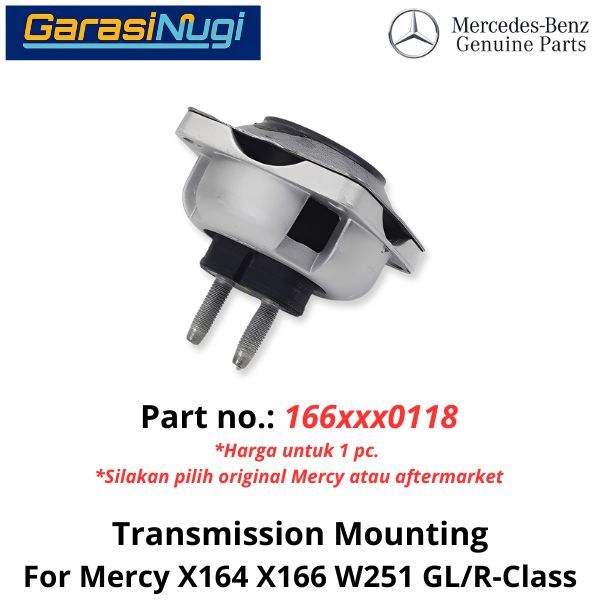 Transmission Mounting  Mercy X164 X166 W251 Rubber Bantalan Karet Transmisi GL R350
