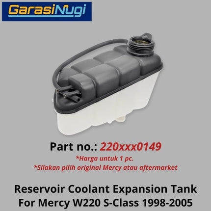 Reservoir Coolant Mercy W220 Expansion Tank Tanki Air Pendingin Mercedes S320