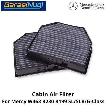 Cabin Air Mercy W463 R230 R199 Filter Saringan AC Kabin Mercedes G500 SLK SLR