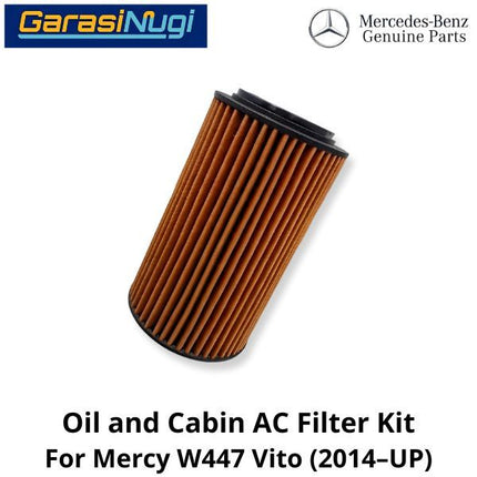 Oil and Cabin AC  Mercy W2447 Filter Kit Saringan Oli dan AC Kabin Set 4478352000 Vito