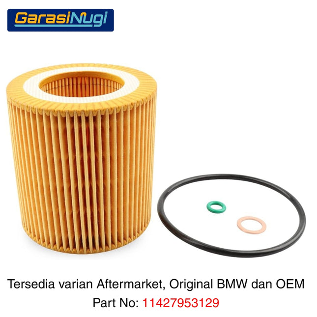 Oil Filter For BMW E90 F30 E60 F10 Saringan Oli Mesin Bensin N20 N26 N52 N54 N55