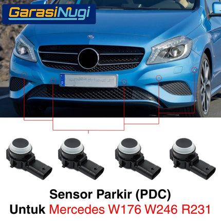 Mercedes W176 W246 R231 Sensor Parkir Reverse Parking Radar Mundur PDC