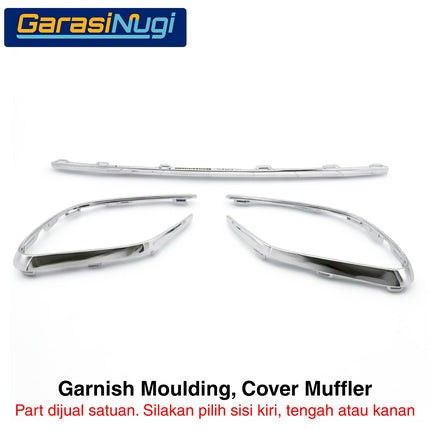 Mercedes W118 C118 X118 Garnish Moulding Bemper Belakang Rear Bumper CLA
