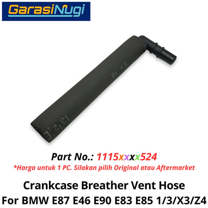 Crankcase Breather For BMW E87 E90 E83 E85 Vent Hose Selang Ventilasi Bak Mesin 120 320 X3 X4