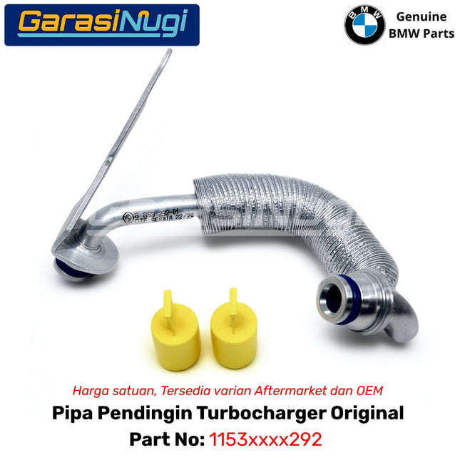 Coolant Pipe For BMW F30 F10 E84 Pipa Pendingin Turbocharger Original N20 320 520