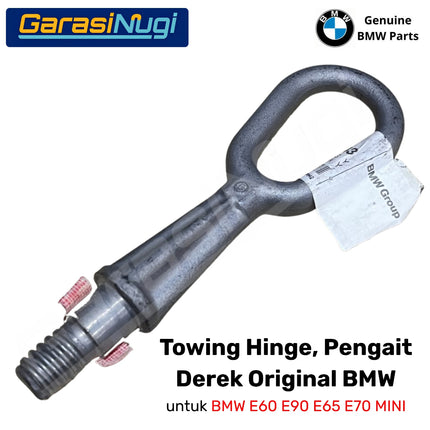 Towing Hinge BMW E60 E90 E70 Pengait Derek Original Forged Steel Tow Hook 320 523