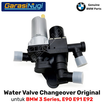 Water Valve Changeover BMW E90 Kran Pengubah Katup Heater AC Original 64126951813