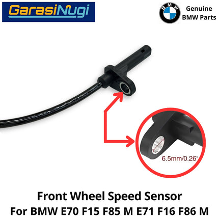 Front Wheel For BMW E70 F15 E71 F86 Speed Sensor Kecepatan Roda Depan X5 X6 2007-2018