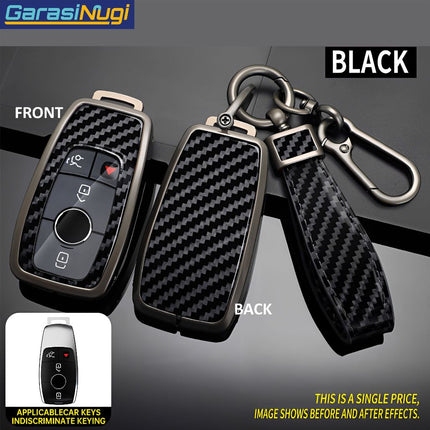 Key Case For Mercedes W177 Sarung Kunci Metal Gun Carbon Long Keychain