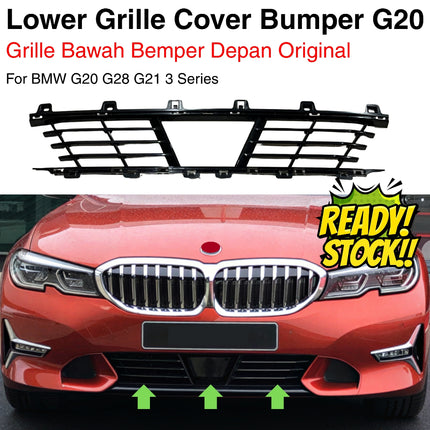 Lower Grille BMW G20 G21 G28 Bemper Depan Bagian Bawah Front Bumper Original 330 340